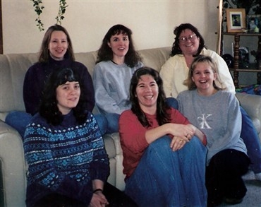 Get together at Jolies in 2004--Dawn, Sue, Colleen, Tonya (1988), Nena, Jolie